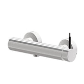 Mitigeur de lavabo avec garniture de vidage 1”1/4. Tuyaux d'alimentation électrique F 3/8”.